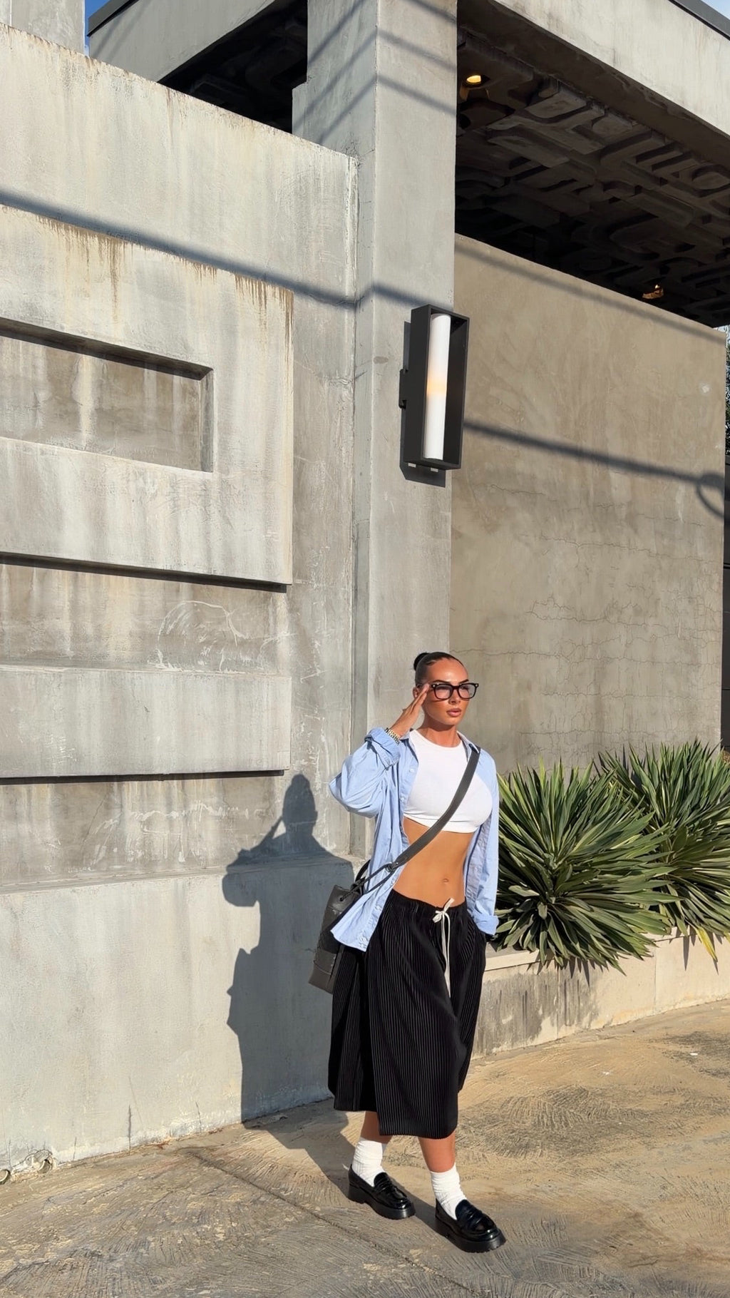 Côtelé Noir Shorts